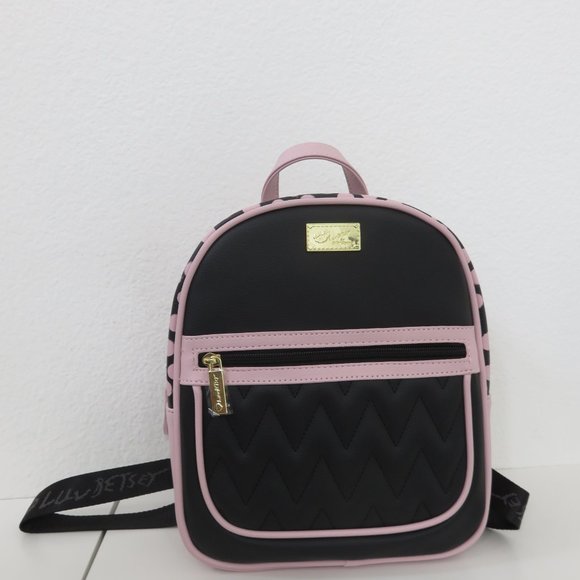 Luv Betsey Small Women Backpacks Blk/Pink main image 6